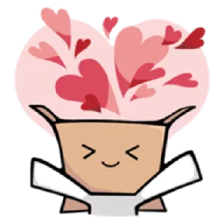 Boxmile covered box telegram stickers