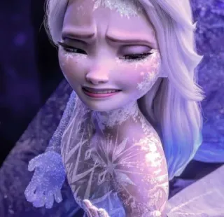 🧏‍♀ Elsa Frozen elsa, frozen, disney, gelo, rainha, desenho animado telegram sticker
