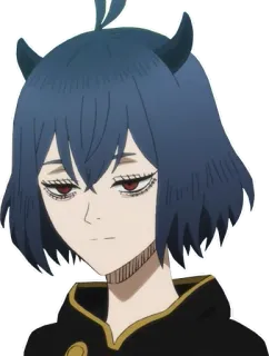 😒 Nacht Faust Black Clover 애니메이션, 악마, 블랙 클로버, 나하트 파우스트 telegram sticker