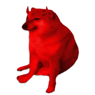 👹 Cheems Doge, 犬, ミーム, Cheems, 動物 telegram sticker