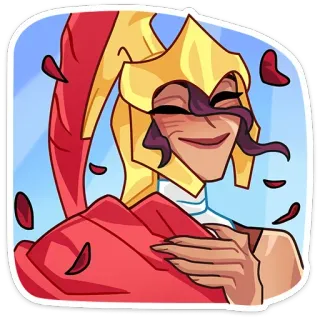 😊 sticker, illustration, cartoon, character, helmet, woman telegram sticker