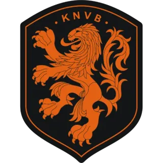 🇳🇱 KNVB KNVB, Dutch, soccer, football, lion, Netherlands, crest, logo telegram sticker