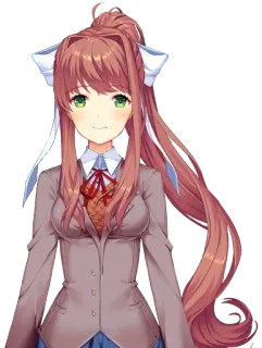 Monika by @clicker_yo telegram stickers
