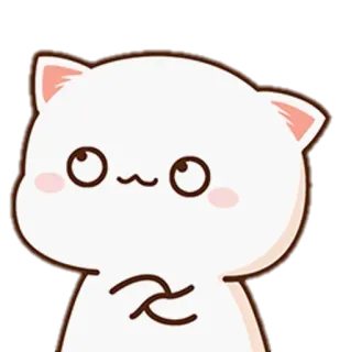 🙄 Katze, süß, Aufkleber, Cartoon, Tier telegram sticker