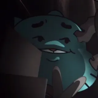 😏 Gumball Watterson The Amazing World of Gumball Cartoon, animiert, Katze, lustig whatsapp sticker