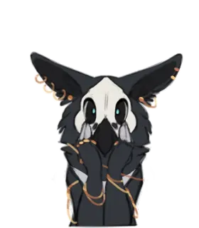 🤗 Фурри, Антро, Лис, Животное, Персонаж, Милый telegram sticker