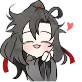 🏵 Anime, Manga, Carino, Sorriso, Amore, Cuore, Cartone animato telegram sticker