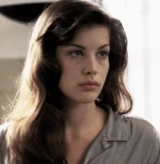 🍒 liv tyler, atriz, retrato, mulher, celebridade telegram sticker