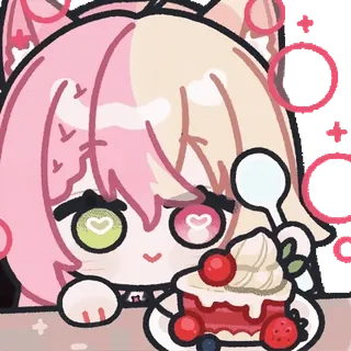 🍰 Milky Queen Vtuber telegram sticker