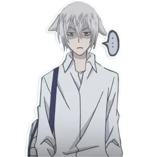 😓 Tomoe Kamisama Kiss anime, fox, manga, character, demon telegram sticker