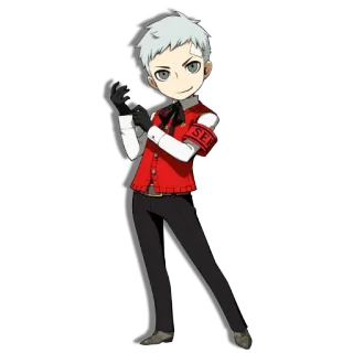 😎 Ken Amada Persona 3 Persona, Anime, Videogame, SEES, Personage telegram sticker
