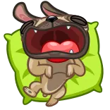 Fred the Pug telegram stickers
