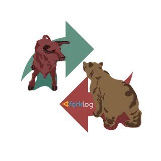 🤖 forklog бык, медведь, крипто, биржа, финансы telegram sticker
