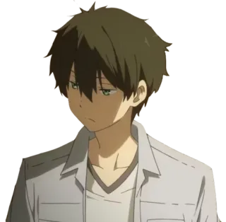 😕 Anime, Desenho animado, Personagem, Ilustração telegram sticker