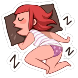😴 zzz sen, śpiący, kreskówka, zzz, marzenie, zmęczony telegram sticker
