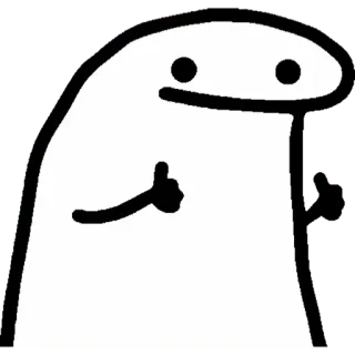 👍 点赞, 表情包, 贴纸, 卡通, 网络文化, 同意, 积极, Florkofcows telegram sticker