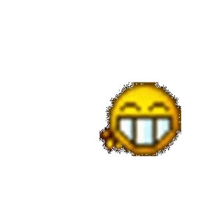🖕 emoji, face, smile, yellow, teeth, laughing whatsapp sticker