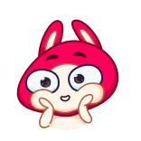 😊 cartoon, bunny, character, cute, animation, sticker telegram sticker