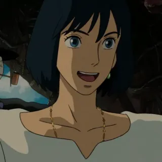 🔮 Sophie Hatter Howl's Moving Castle animé, film, ghibli, personnage, femme, sophie telegram sticker