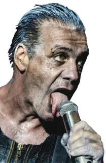 😛 Till Lindemann cantante, rock, Rammstein, música whatsapp sticker