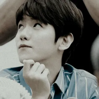 🕊 person, kpop, idol, Baekhyun, cute, singer, portrait telegram sticker