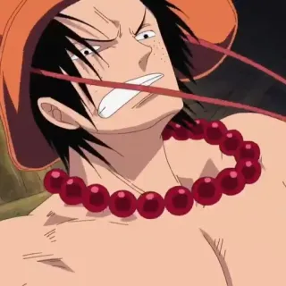 🗝️ Ace One Piece 애니메이션, 원피스, 불주먹 에이스, 애니 캐릭터 telegram sticker