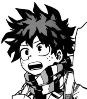 🌟 Izuku Midoriya My Hero Academia Anime, Manga, My Hero Academia, Izuku Midoriya, Deku, Held, Personage, Sticker telegram sticker