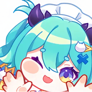 🤗 アニメ, かわいい, カワイイ, 漫画, マンガ, キャラクター telegram sticker