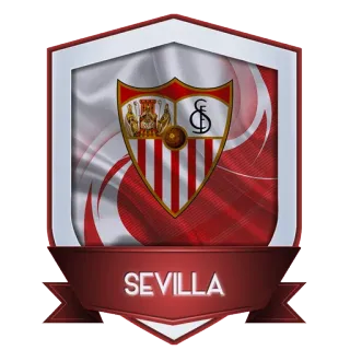 🇪🇸 SEVILLA 세비야, 축구, 축구, 클럽, 팀, 로고, 스포츠 telegram sticker
