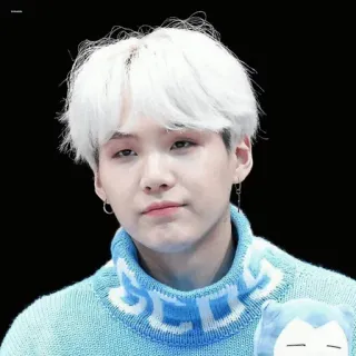 🕯 Suga K-POP, 歌手, 音楽, ポートレート, アイドル, BTS telegram sticker