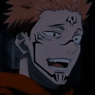 🌟 Ryomen Sukuna Jujutsu Kaisen Anime, Manga, Verfluchter Geist, Bösewicht, Mächtig telegram sticker