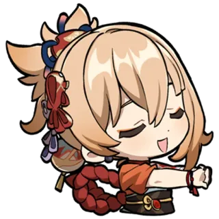 🥱 Yoimiya Genshin Impact Yoimiya, Genshin Impact, Anime, Video game, Personagem, Adesivo telegram sticker
