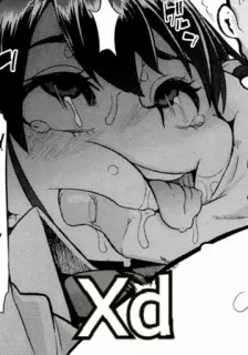 😆 Xd animé, manga, visage, expression, langue, idiot telegram sticker