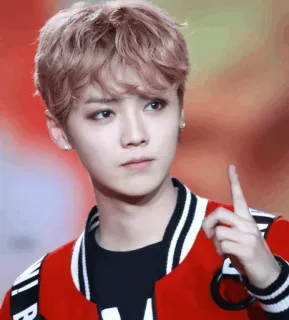 😐 Luhan piosenkarz, aktor, celebryta, idol, Luhan, Kpop, chiński telegram sticker