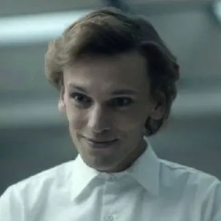 😐 Jamie Campbell Bower Stranger Things retrato, ator, homem, Jamie Campbell Bower, Stranger Things telegram sticker