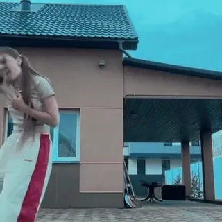 😖 dance, girl, house, outdoor, video collage, active, young woman, performance telegram sticker