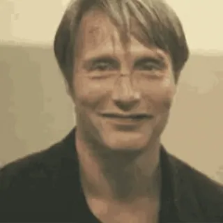✋ Mads Mikkelsen aktor, celebryta, portret, mężczyzna, twarz telegram sticker