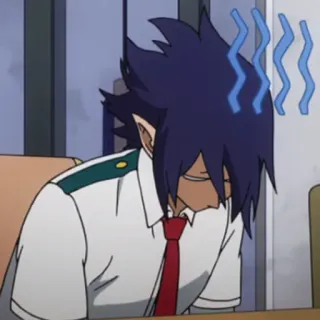 📚 Tamaki Amajiki My Hero Academia anime, manga, sad, Tamaki Amajiki, My Hero Academia, sticker telegram sticker
