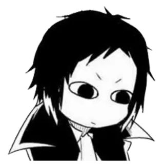 ☹️ Anime, Manga, Cartoon, Charakter, Chibi, Süß, Illustration telegram sticker