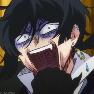 ♟ Anime, Gesichtsausdruck, Gesicht, Cartoon telegram sticker