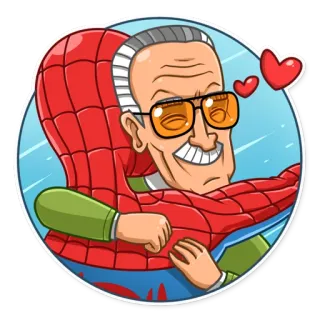 Stan Lee whatsapp stickers