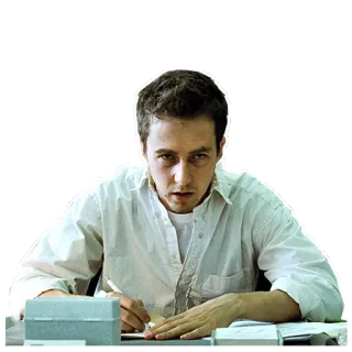 😎 Tyler Durden Fight Club Film, Fight Club, Tyler Durden, Edward Norton telegram sticker