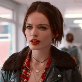 ✨ Maeve Wiley Sex Education 인물사진, 여자, 소녀, 텔레비전, 캐릭터, 메이브 와일리, Sex Education telegram sticker