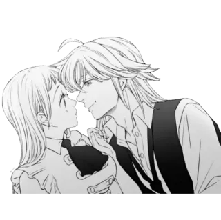 💕 Elizabeth Liones The Seven Deadly Sins Anime, Manga, Fantasy, Romantik, Charaktere telegram sticker