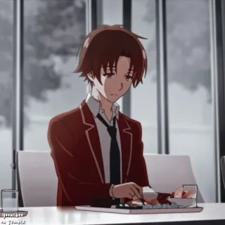 ⭐ Ayanokoji Kiyotaka Classroom of the Elite Anime, Classroom of the Elite, Ayanokoji Kiyotaka, Makan telegram sticker
