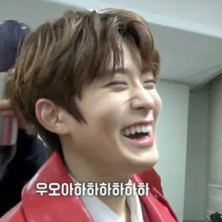 🎮 우오아아하하하하하하하 laughing, smile, happy, person, korean, joyful telegram sticker