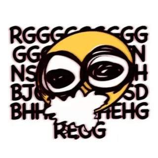 🦦 jaune, emoji, mème, autocollant, drôle telegram sticker