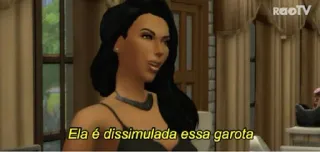 😂 Ela é dissimulada essa garota telegram sticker