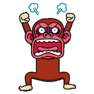 Crazy Monkey telegram stickers