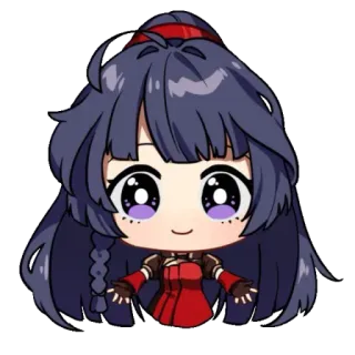 🥺 anime, character, manga, cartoon, illustration, kawaii, cute telegram sticker